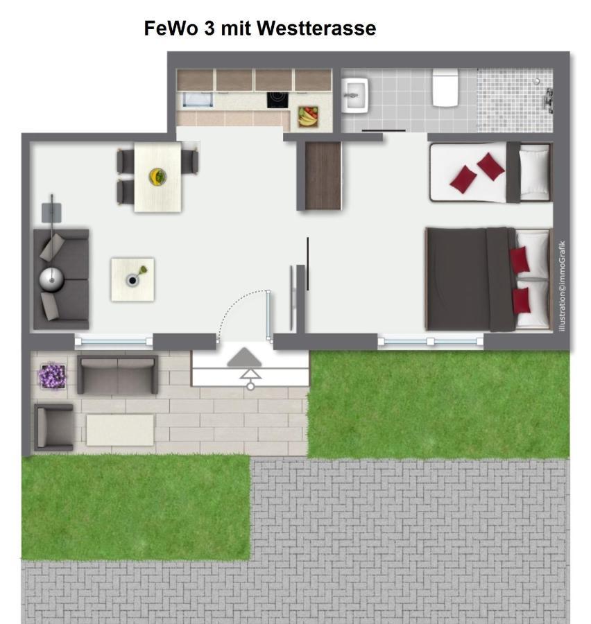 Bernsteinbaeder Zimmer Koserow Eksteriør bilde